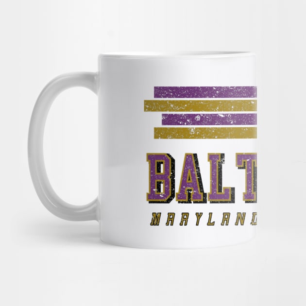 Baltimore Football Retro Vintage by Ruffeli